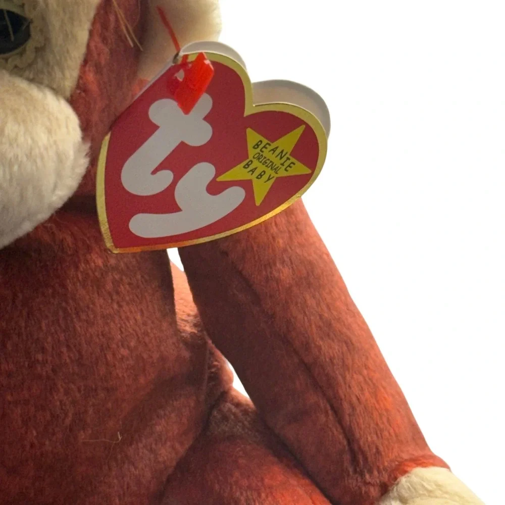 Ty Beanie Baby Schweetheart the Orangutan Red Monkey Plush Vintage 1999